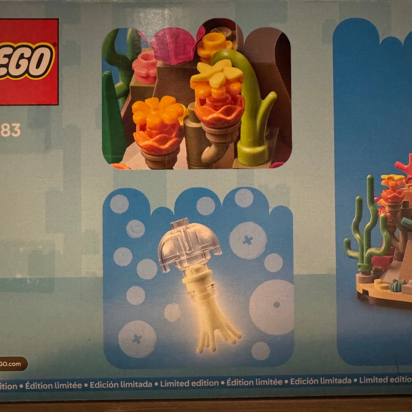 LEGO 40783 Coral Reef Diorama GWP Rare Nature Display Set