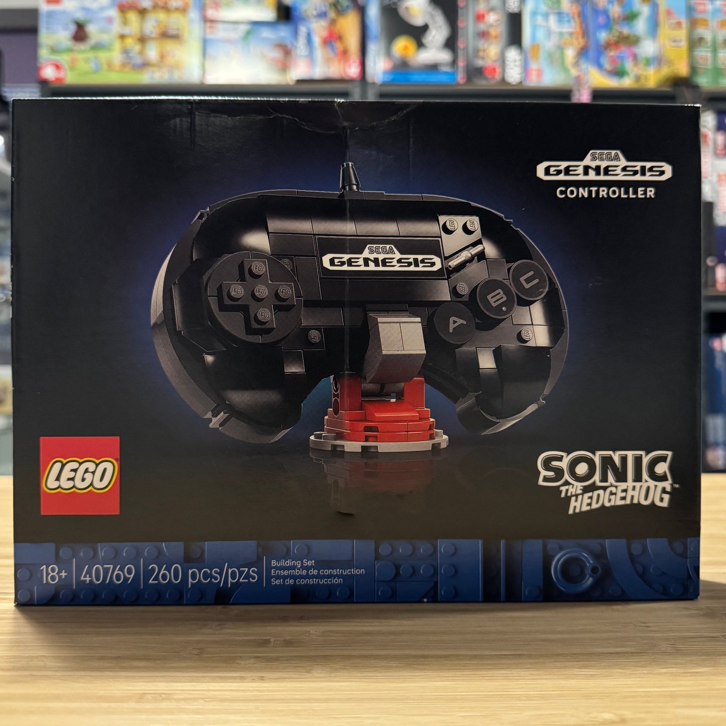 LEGO 40769 SEGA Genesis Controller Sonic GWP Retro Gaming Rare ⚠️ Damaged Box
