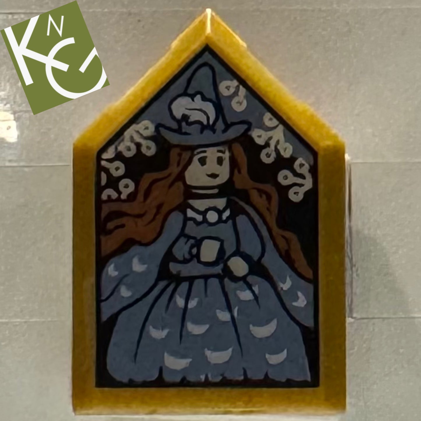 Darma Dodderidge Collectible Portrait Pentagonal Tiles From Harry Potter Lego