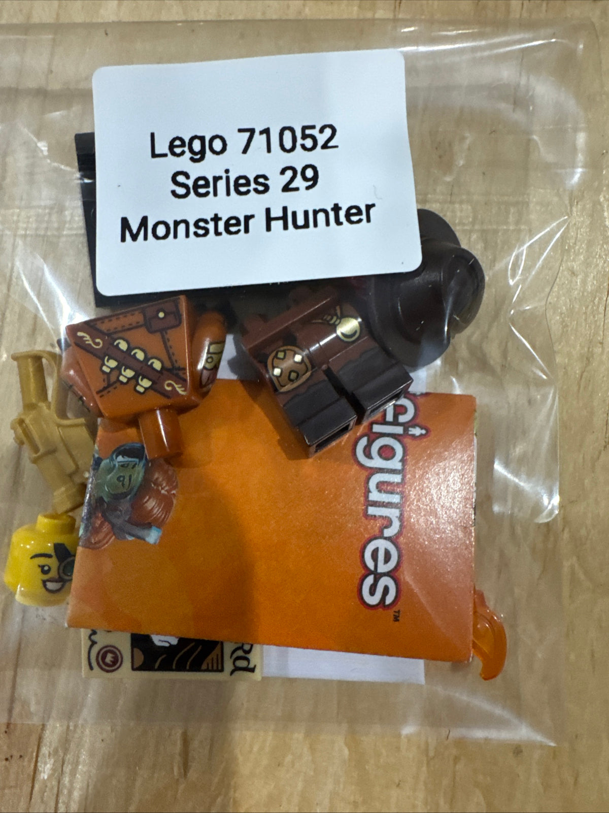 LEGO 71052 Series 29 Monster Hunter minifigure – individually repackaged