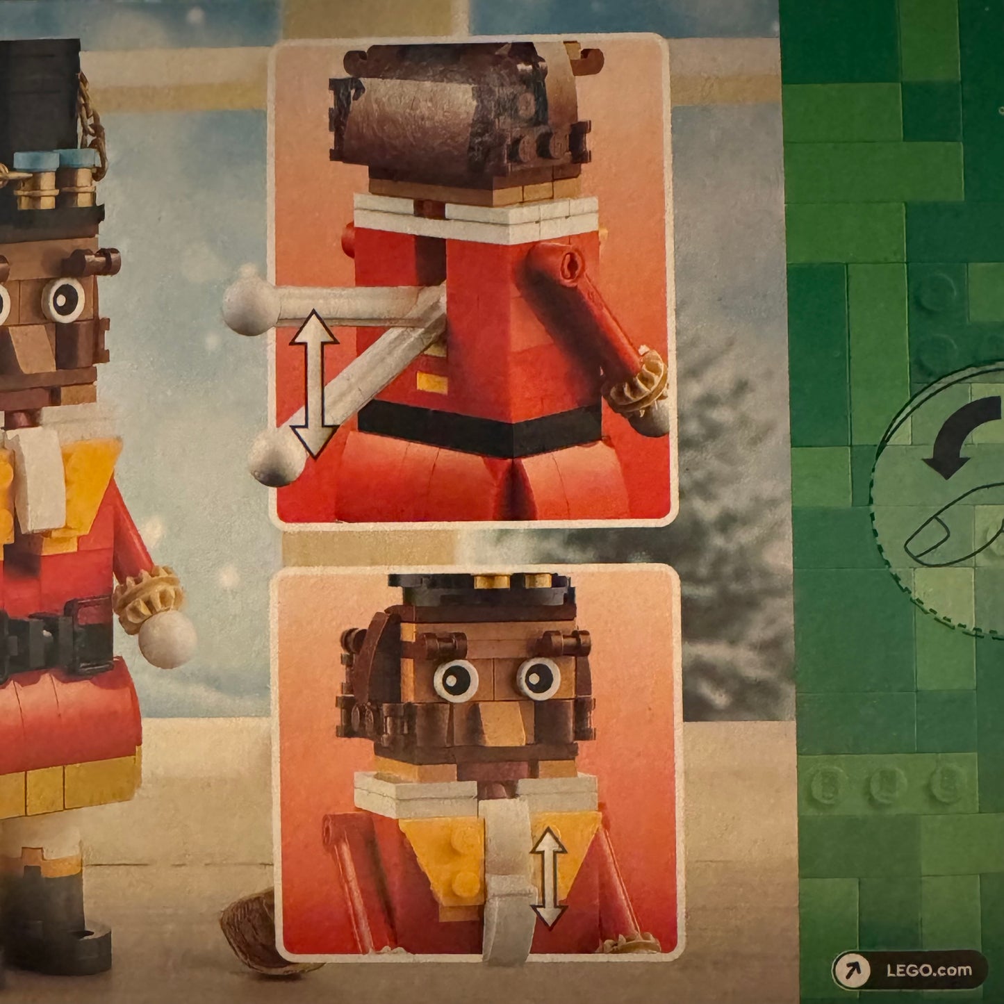 LEGO 40640 Nutcracker Retired Christmas Seasonal Display Set 2023