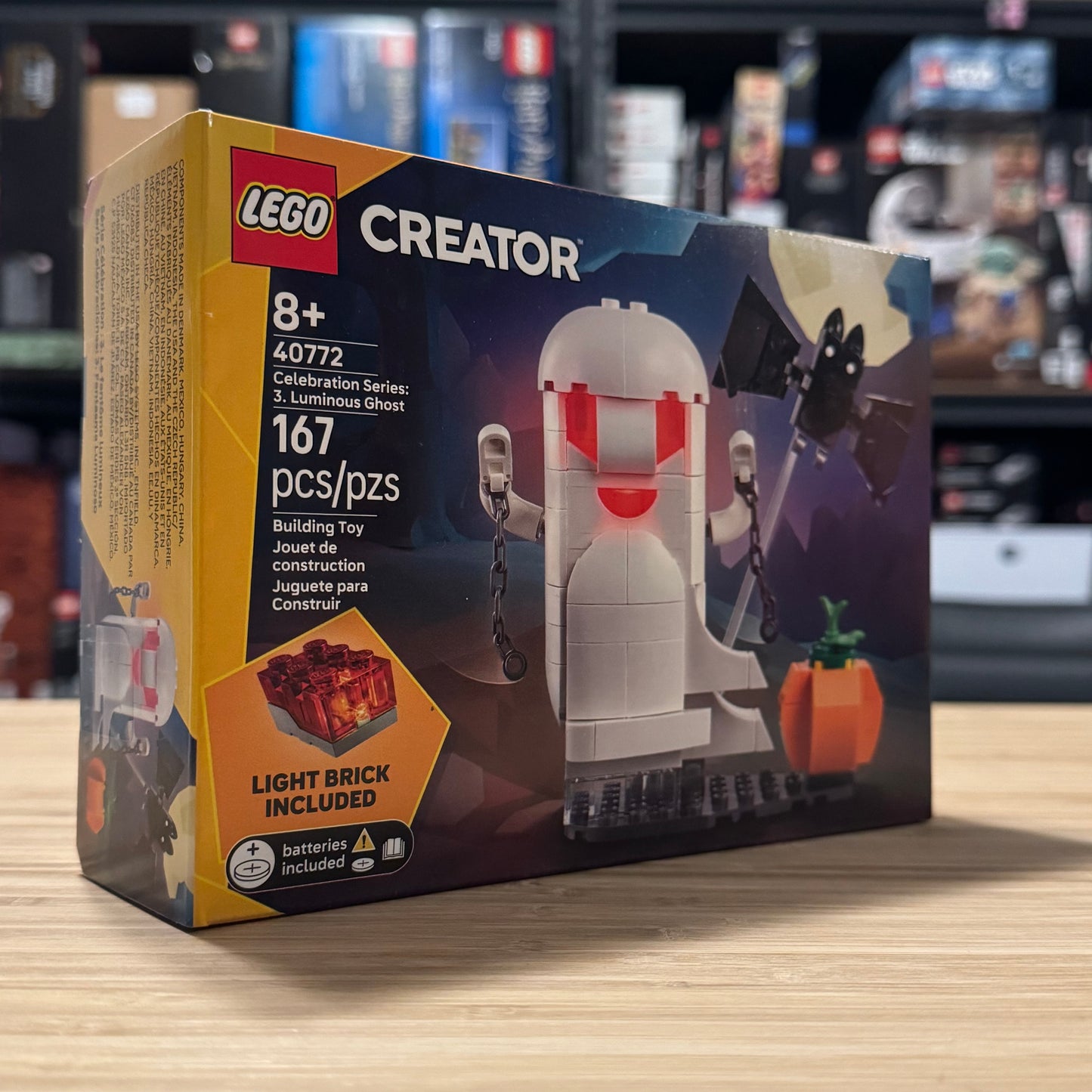 LEGO 40772 Luminous Ghost Celebration Series Exclusive GWP Halloween Set New
