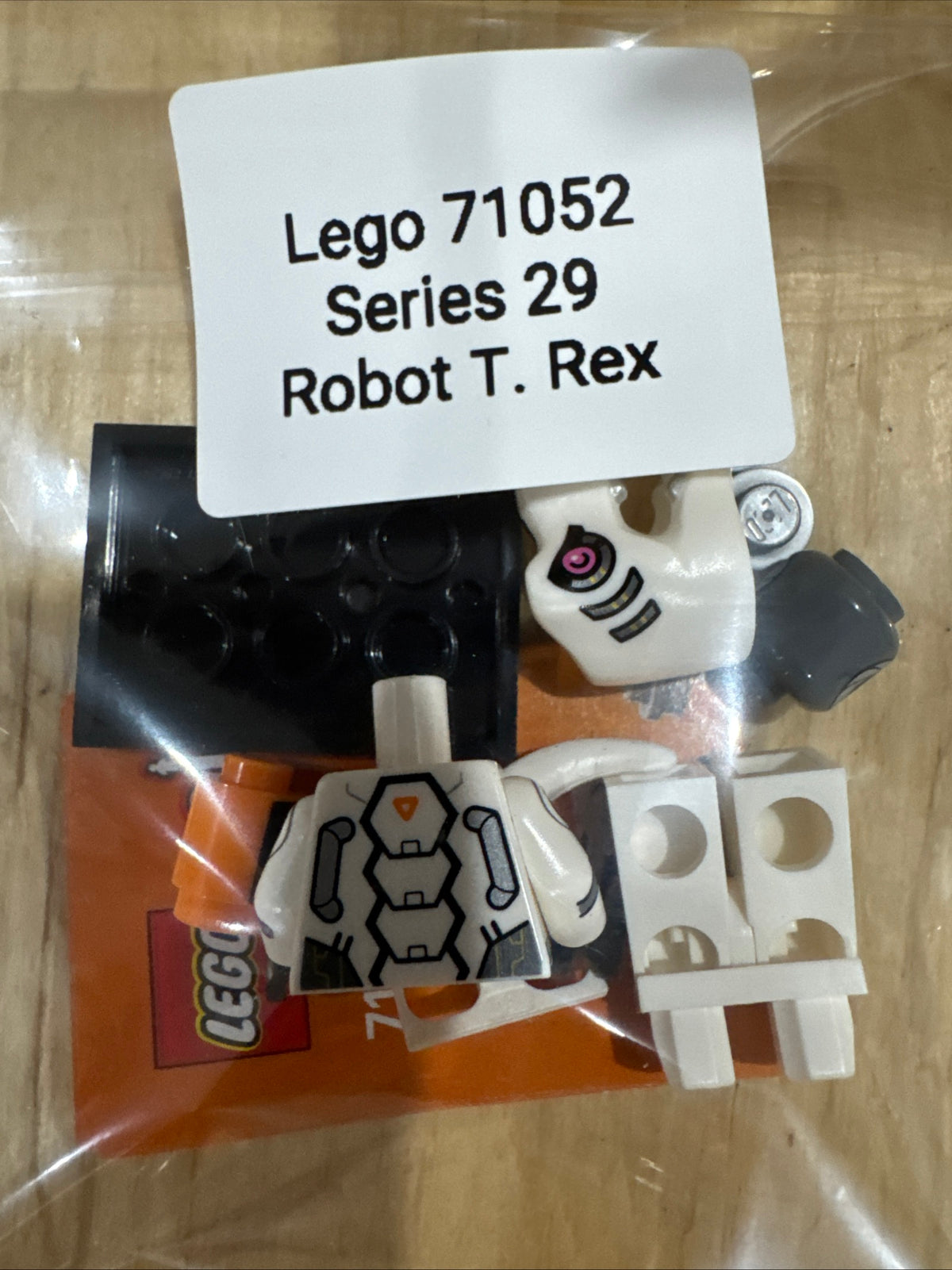 LEGO 71052 Series 29 Robot T. Rex minifigure – individually repackaged
