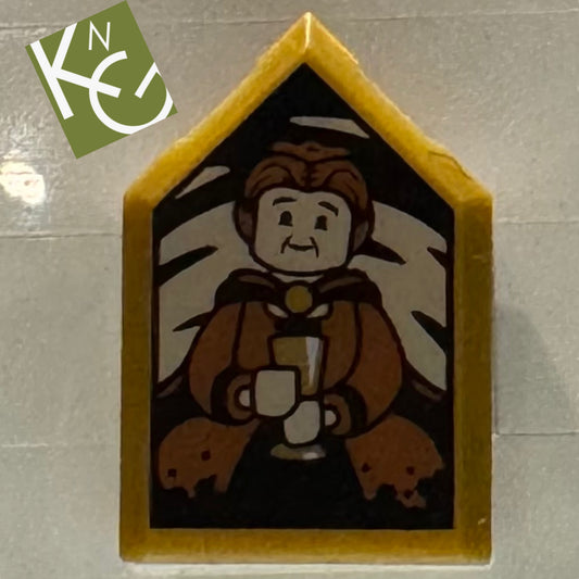Helga Hufflepuff Collectible Portrait Pentagonal Tiles From Harry Potter Lego