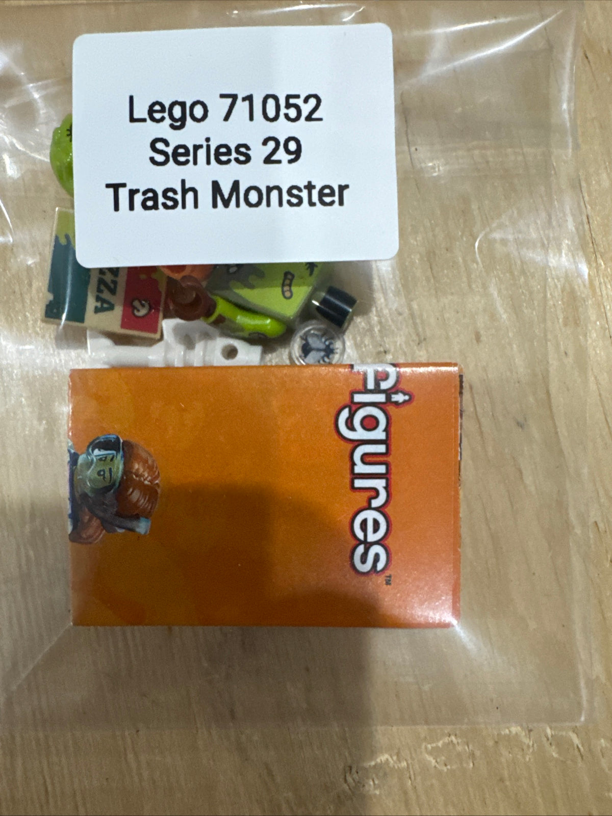 LEGO 71052 Series 29 Trash Monster minifigure – individually repackaged
