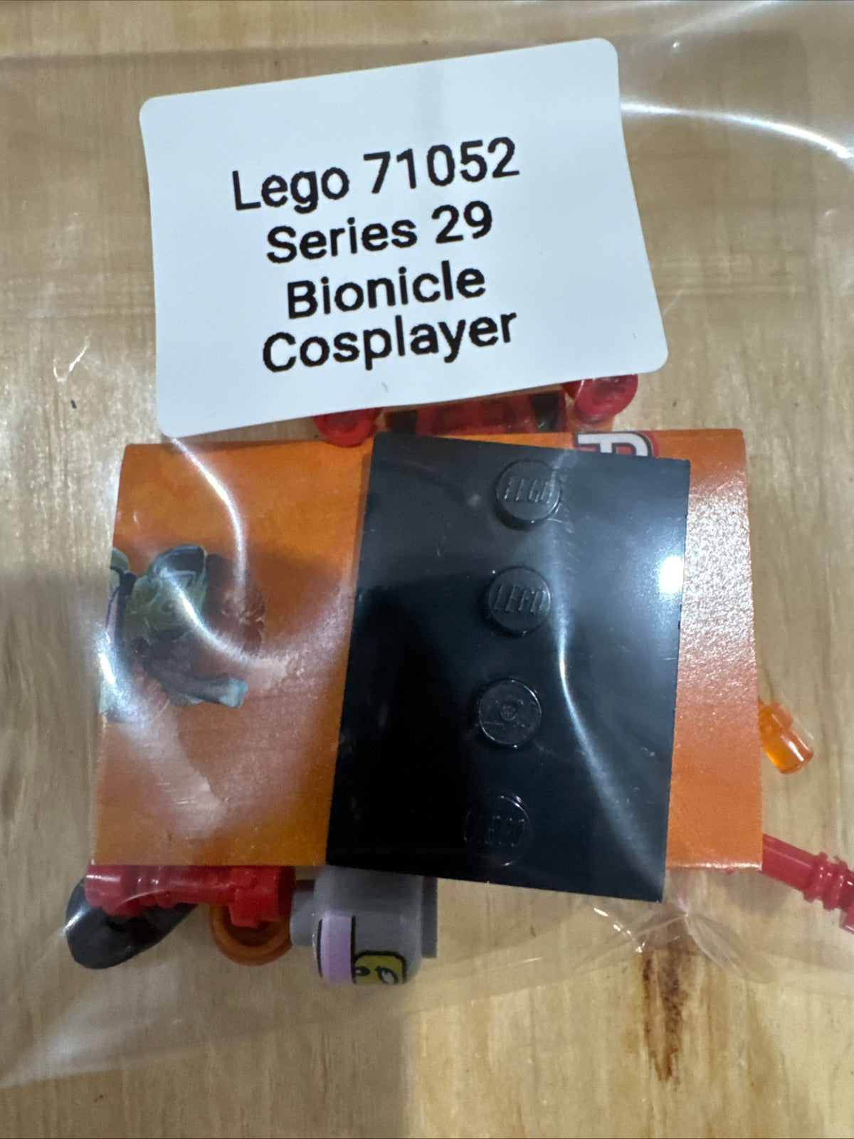 LEGO 71052 Series 29 Bionicle Cosplayer minifigure – individually repackaged