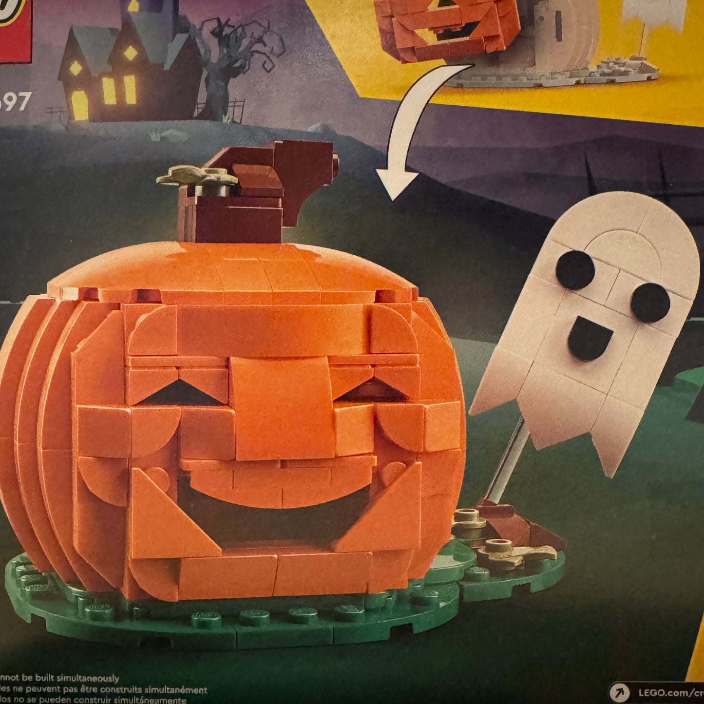 LEGO 40697 Light Up Pumpkin GWP Halloween Seasonal Rare Set