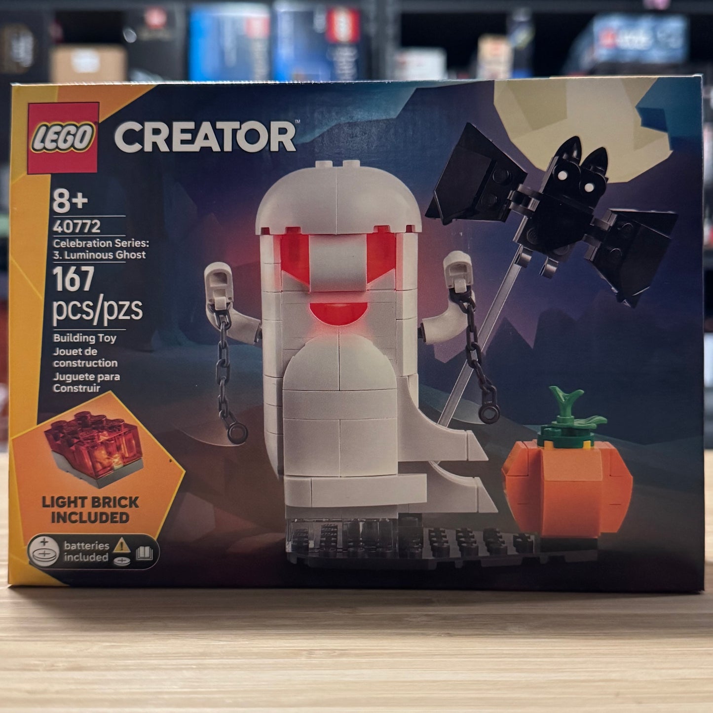 LEGO 40772 Luminous Ghost Celebration Series Exclusive GWP Halloween Set New