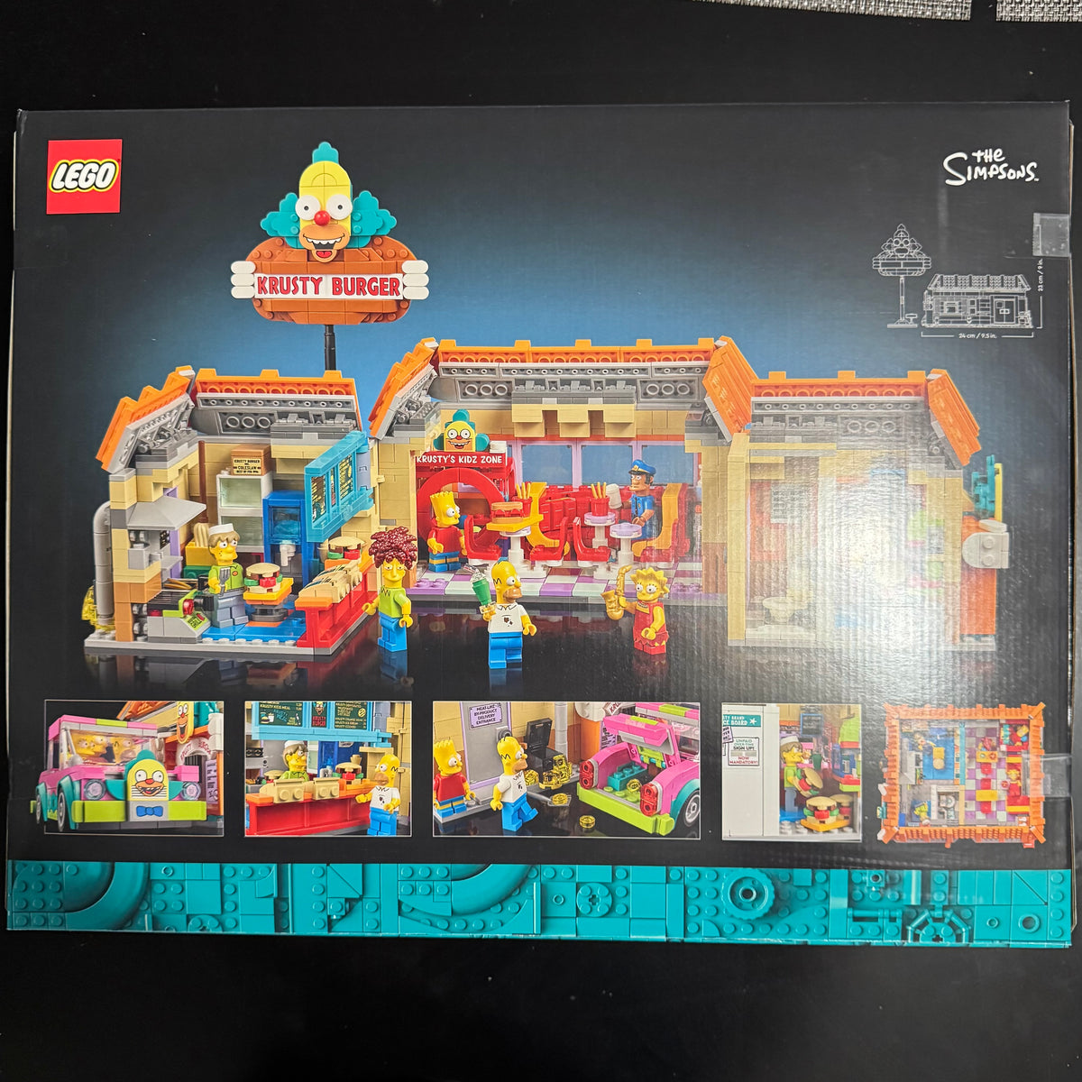LEGO® 10352 The Simpsons Krusty Burger – Build Only – No Minifigures