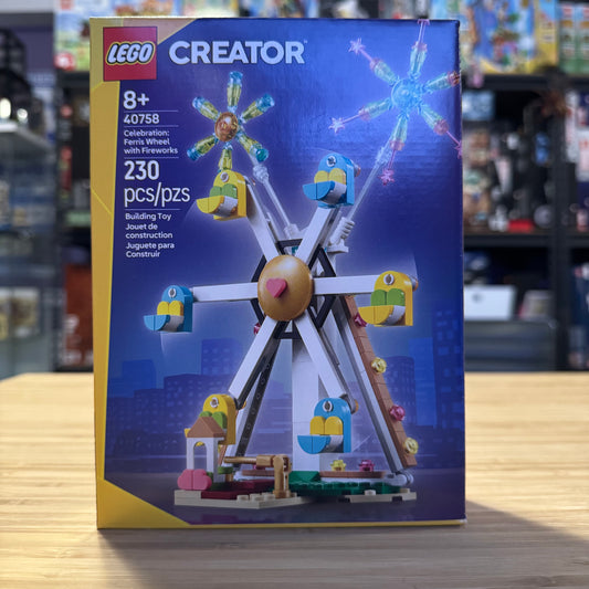 LEGO 40758 Celebration Ferris Wheel Fireworks GWP Rare Gift Set