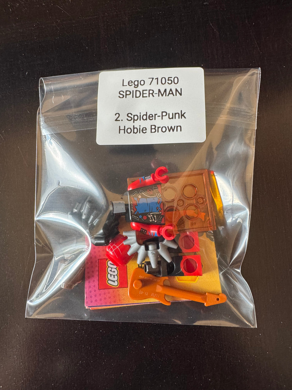 LEGO 71050 Spider-Punk Hobie Brown minifigure