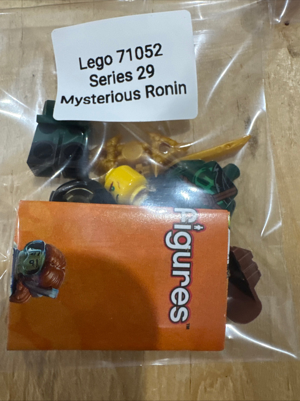LEGO 71052 Series 29 Mysterious Ronin minifigure – individually repackaged