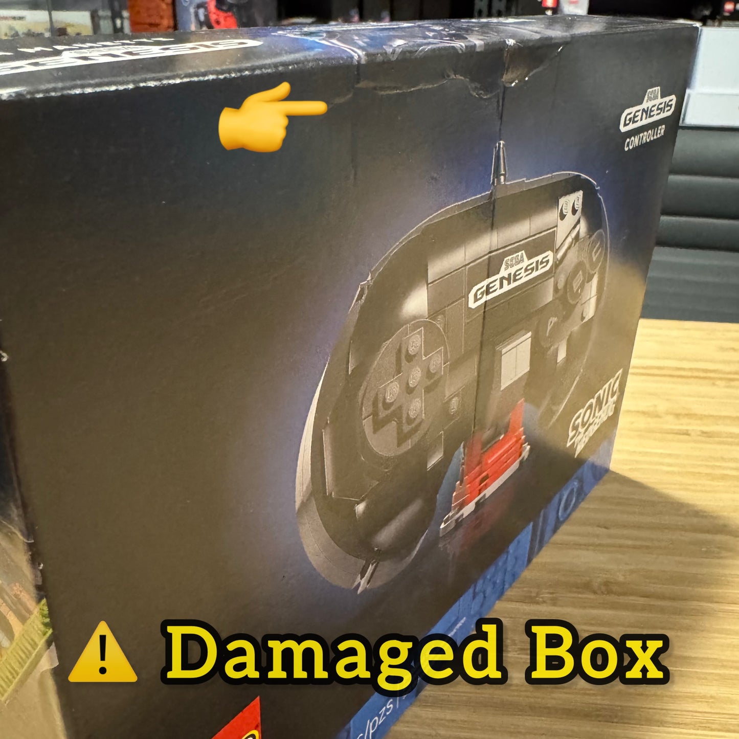LEGO 40769 SEGA Genesis Controller Sonic GWP Retro Gaming Rare ⚠️ Damaged Box