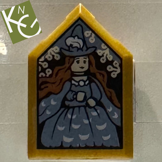 Darma Dodderidge Collectible Portrait Pentagonal Tiles From Harry Potter Lego