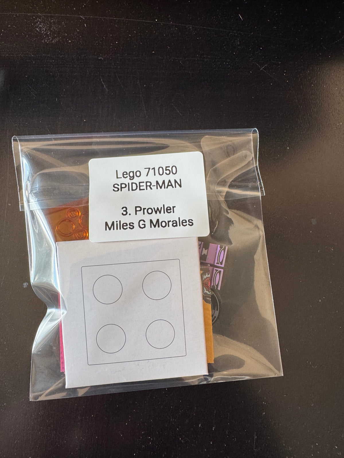 LEGO 71050 Prowler Miles G Morales minifigure