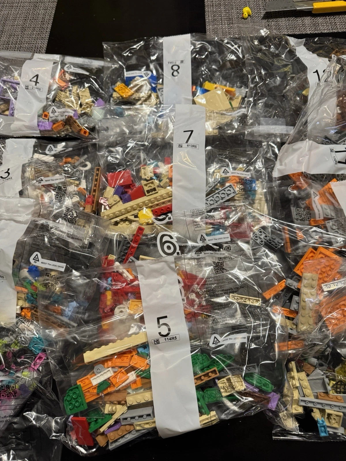 LEGO 10352 Krusty Burger Build Only numbered parts bags